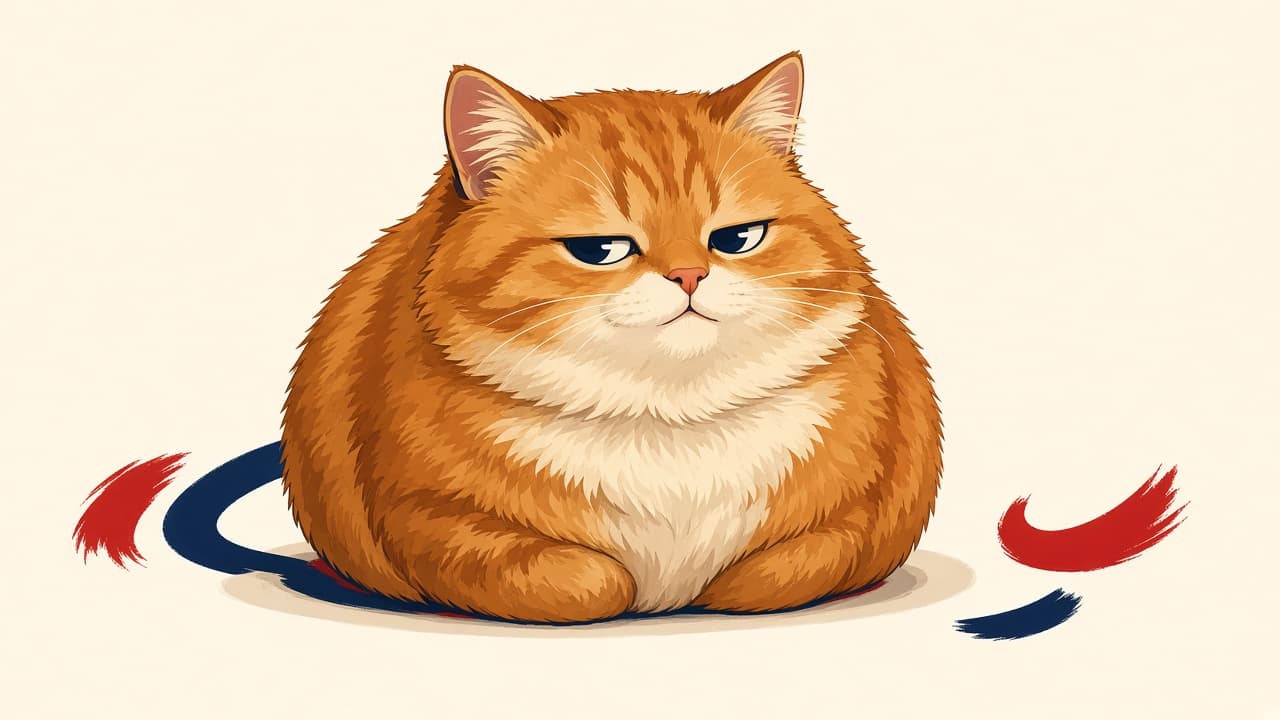 Tiddles the cat